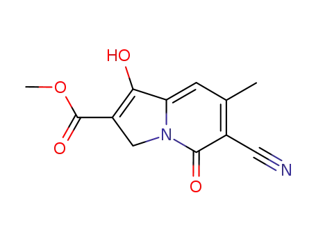 methyl 6-cyano-1-hydroxy-7-methyl-5-oxo-3,5-dihydroindolizine-2-carboxylate