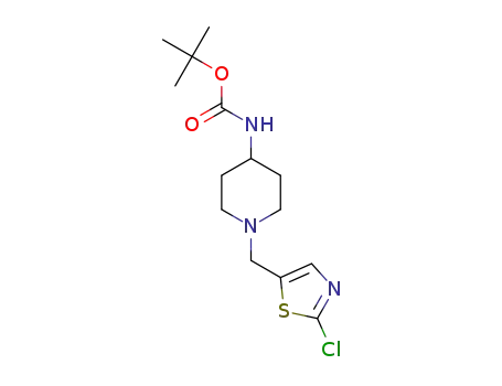 [1-(2-Chloro-thiazol-5-ylMethyl)-piperidin-4-yl]-carbaMic acid tert-butyl ester, 98+% C14H22ClN3O2S, MW: 331.86