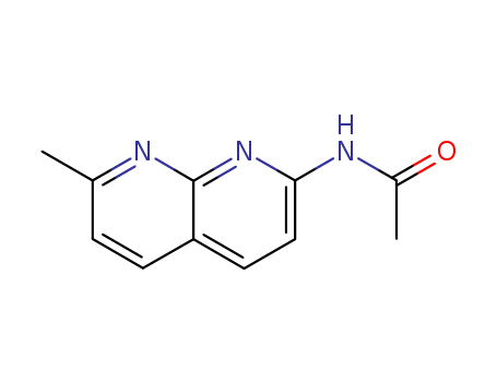 Molecular Structure of 1569-41-1 (Acetamide, N-(7-methyl-1,8-naphthyridin-2-yl)-)