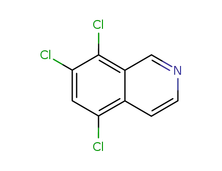 Molecular Structure of 73075-62-4 (5,7,8-trichloroisoquinoline)