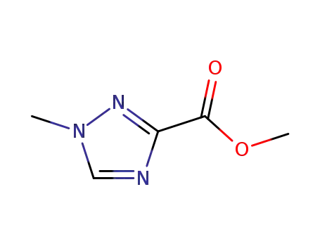 Molecular Structure of 57031-66-0 (1H-1,2,4-Triazole-3-carboxylicacid,1-methyl-,methylester(9CI))