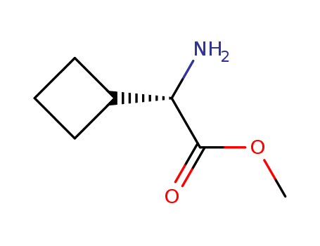 Cyclobutaneacetic acid, α-amino-, methyl ester, (αS)-