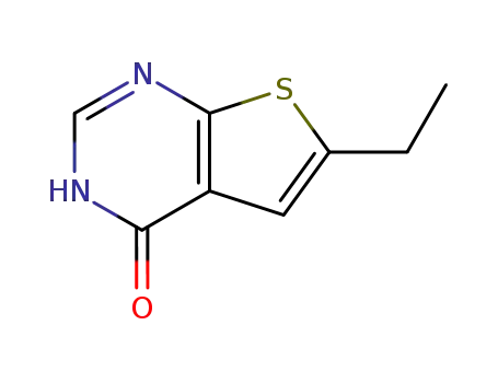 Molecular Structure of 18593-51-6 (6-ethylthieno[2,3-d]pyrimidin-4(3H)-one)