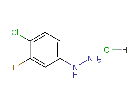 HYDRAZINE,(4-CHLORO-3-FLUOROPHENYL)-,HYDROCHLORIDE (1:1)