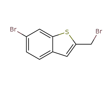 Molecular Structure of 895550-11-5 (6-Bromo-2-(bromomethyl)benzo[b]thiophene)
