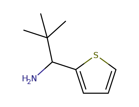 Molecular Structure of 473732-82-0 (2,2-dimethyl-1-thien-2-ylpropan-1-amine)