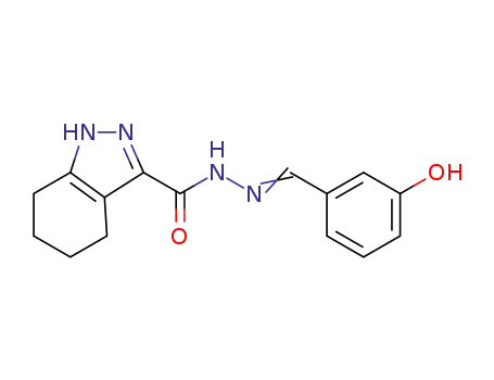 N'-(3-hydroxybenzylidene)-4,5,6,7-tetrahydro-1H-indazole-3-carbohydrazide