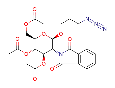3-azidopropyl 3,4,6-tri-O-acetyl-2-deoxy-2-N-phthalimido-β-D-glucopyranoside