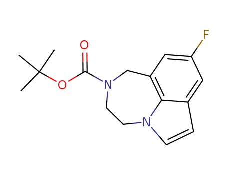 TERT-BUTYL 9-FLUORO-3,4-DIHYDRO-[1,4]DIAZEPINO[6,7,1-HI]INDOLE-2(1H)-CARBOXYLATE