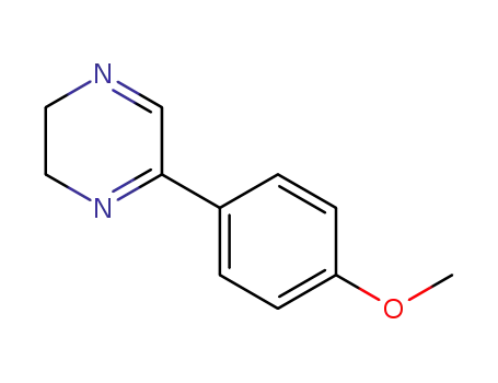 Molecular Structure of 163428-96-4 (5-(4-Methoxyphenyl)-2,3-dihydropyrazine)