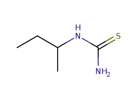 Molecular Structure of 6814-99-9 (SEC-BUTYL-THIOUREA)