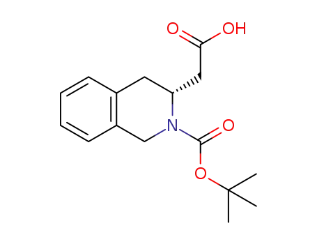 Molecular Structure of 332064-64-9 (BOC-(R)-2-TETRAHYDROISOQUINOLINE ACETIC ACID)