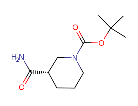 1-Piperidinecarboxylicacid, 3-(aminocarbonyl)-, 1,1-dimethylethyl ester, (3S)-