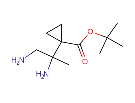 1-(1,2-diamino-1-methylethyl)-1-cyclopropanecarboxylic acid tert-butyl ester