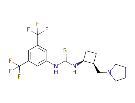 1-[3,5-bis(trifluoromethyl)phenyl]-3-[(1S,2S)-2-(pyrrolidinylmethyl)cyclobutyl]thiourea