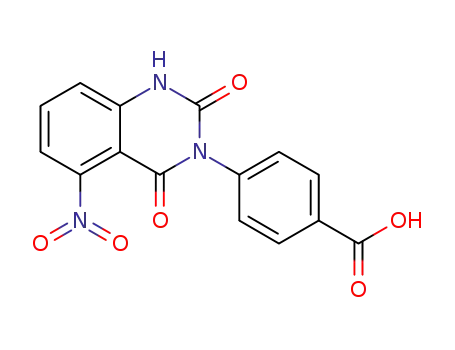 4-[5-nitro-2,4-dioxo-1,2-dihydroquinazolin-3(4H)-yl]benzoic acid