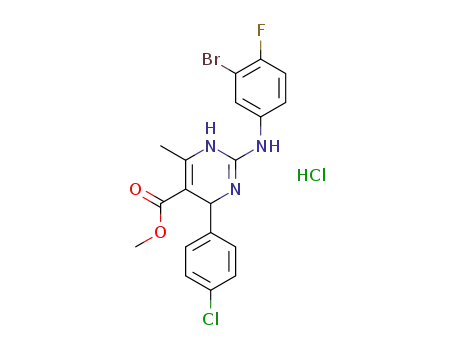 C<sub>19</sub>H<sub>16</sub>BrClFN<sub>3</sub>O<sub>2</sub>*ClH