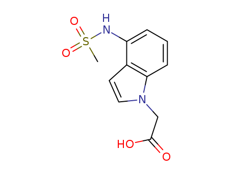 {4-[(Methylsulfonyl)amino]-1H-indol-1-yl}acetic acid