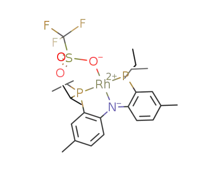 [(κ<sup>3</sup>-P,N,P-(4-Me-2-(<sup>i</sup>Pr<sub>2</sub>P)-C<sub>6</sub>H<sub>3</sub>)<sub>2</sub>N)Rh(OTf)]