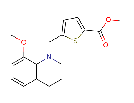 methyl 5-((8-methoxy-3,4-dihydroquinolin-1(2H)-yl)methyl)thiophene-2-carboxylate
