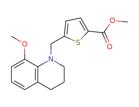 methyl 5-((8-methoxy-3,4-dihydroquinolin-1(2H)-yl)methyl)thiophene-2-carboxylate