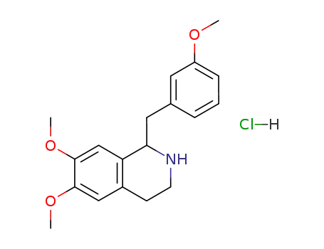(R*,S*)-6,7-dimethoxy-1-[(3-methoxyphenyl)methyl]-1,2,3,4-tetrahydroisoquinolin-2-ium chloride