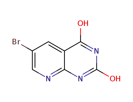Molecular Structure of 142168-97-6 (6-BROMOPYRIDO[2,3-D]PYRIMIDINE-2,4(1H,3H)-DIONE)