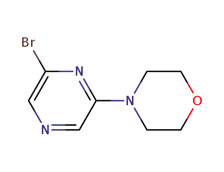 Molecular Structure of 848841-62-3 (2-BROMO-6-MORPHOLINOPYRAZINE)