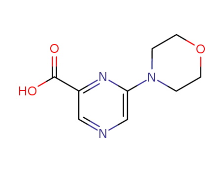 Molecular Structure of 40262-73-5 (6-MORPHOLIN-4-YLPYRAZINE-2-CARBOXYLIC ACID)