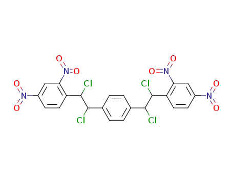 1,4-bis-(α,β-dichloro-2,4-dinitro-phenethyl)-benzene