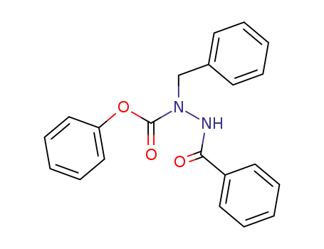 Molecular Structure of 53370-85-7 (Hydrazinecarboxylic acid, 2-benzoyl-1-(phenylmethyl)-, phenyl ester)
