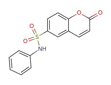 Molecular Structure of 84015-72-5 (2-oxo-2<i>H</i>-chromene-6-sulfonic acid anilide)