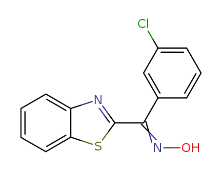 benzothiazol-2-yl-(3-chloro-phenyl)-methanone oxime
