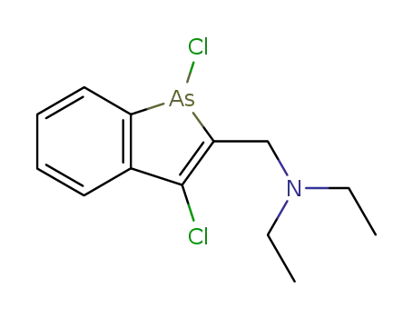 diethyl-(1,3-dichloro-1<i>H</i>-arsindol-2-ylmethyl)-amine