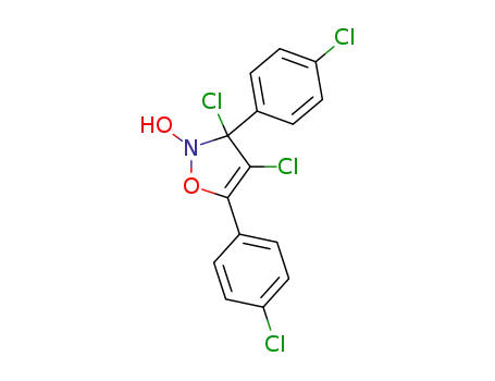 3,4-dichloro-3,5-bis-(4-chloro-phenyl)-3<i>H</i>-isoxazol-2-ol