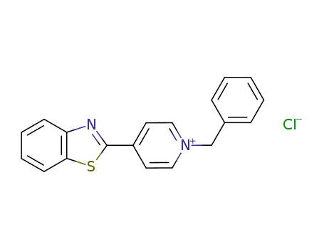 4-benzothiazol-2-yl-1-benzyl-pyridinium; chloride
