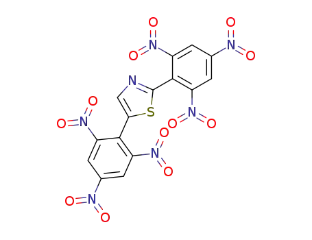 Thiazole, 2,5-bis(2,4,6-trinitrophenyl)-
