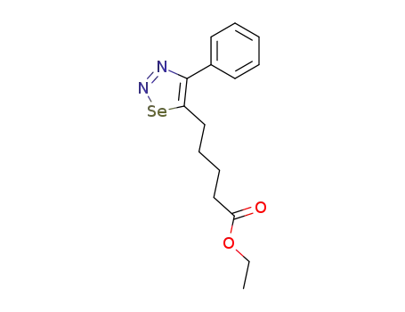 5-(4-phenyl-[1,2,3]selenadiazol-5-yl)-pentanoic acid ethyl ester