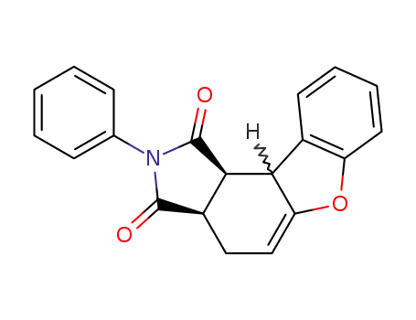 2-phenyl-(3a<i>r</i>,10bξ,10c<i>c</i>)-3a,4,10b,10c-tetrahydro-benzo[4,5]furo[3,2-<i>e</i>]isoindole-1,3-dione
