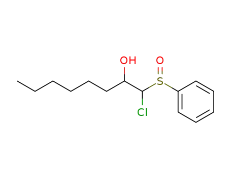 2-Octanol, 1-chloro-1-(phenylsulfinyl)-