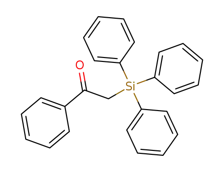 1-Triphenylsilyl-2-phenyl-aethanon-<sup>(2)</sup>