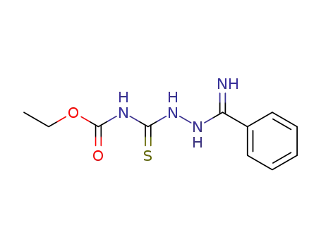 Molecular Structure of 62441-46-7 (Benzenecarboximidic acid,
2-[[(ethoxycarbonyl)amino]thioxomethyl]hydrazide)