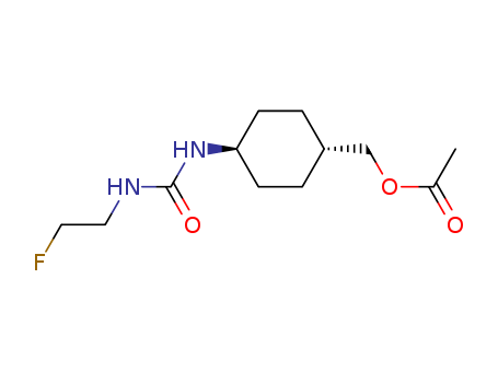 Urea,N-[4-[(acetyloxy)methyl]cyclohexyl]-N'-(2-fluoroethyl)-, trans- (9CI) cas  61367-13-3