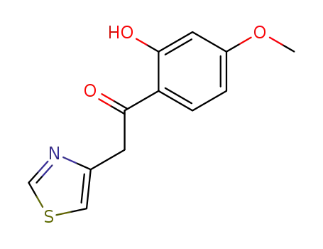 1-(2-hydroxy-4-methoxy-phenyl)-2-thiazol-4-yl-ethanone