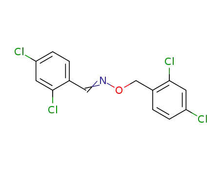 Molecular Structure of 100873-19-6 (O-<2.4-Dichlor-benzyl>-2.4-dichlor-benzaldoxim)