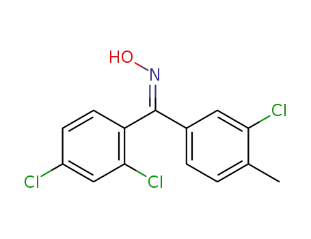 2,4,3'-trichloro-4'-methyl-benzophenone (<i>Z</i>)-oxime
