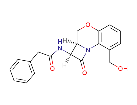 N-[8-(hydroxymethyl)-1-oxo-1,2,2a,3-tetrahydroazeto[2,1-c][1,4]benzoxazin-2-yl]-2-phenylacetamide