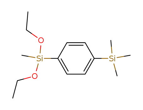 Diethoxy-methyl-<4-trimethylsilyl-phenyl>-silan