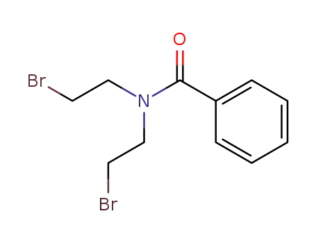 Molecular Structure of 91335-65-8 (N,N-bis(2-bromoethyl)benzamide)