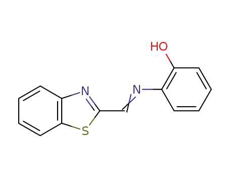 Phenol, 2-[(2-benzothiazolylmethylene)amino]-